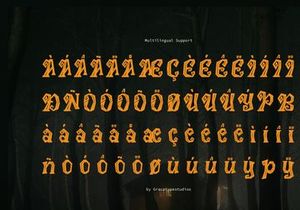 Keramat | Display Horror Font