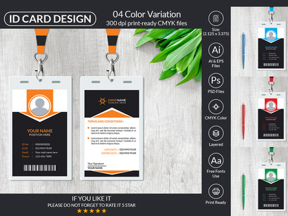 Corporate ID Card Design