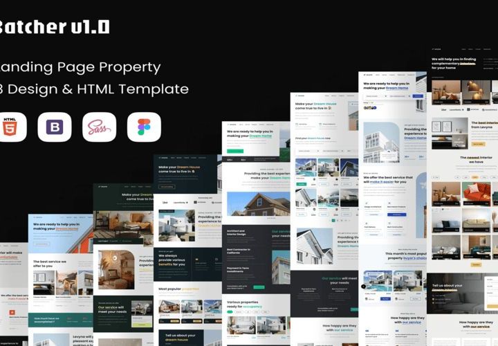 Batcher v1.0 - Multi-Concept Real Estate & Interior HTML Template