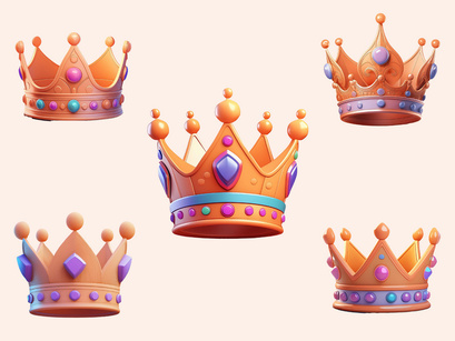 Royal Golden Crown kings PNG Clipart