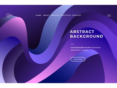 Abstract Background Dynamic Wave Colorful