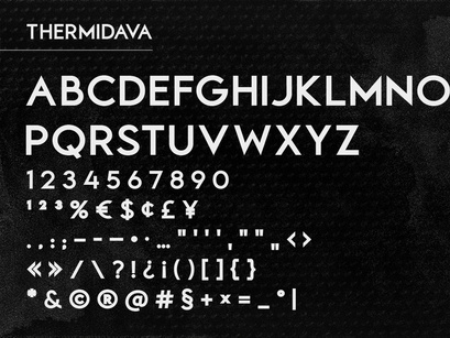 Thermidava Powerful Sans Serif