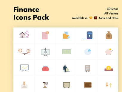 Finance Color Icons