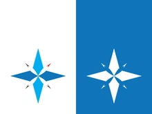 Compass logo template vector icon illustration design