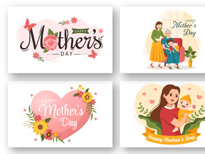 14 Happy Mother Day Illustration