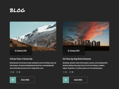 Via - Travel Agency - Figma Web Template