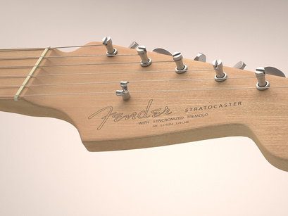 Fender Stratocaster - Free 3D Model