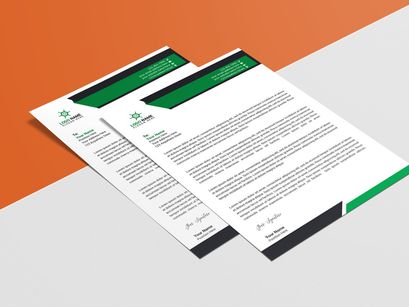 Corporate Letterhead Design Template