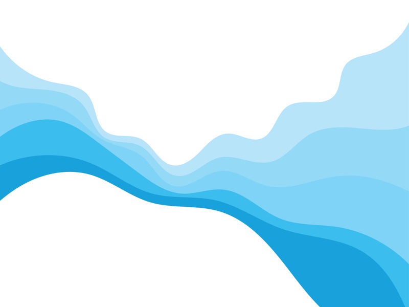 Abstract Water wave vector illustration design background