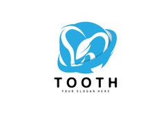Tooth logo, Dental Health Vector, Care Brand Illustration