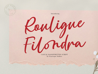 Rouligue Filondra | Casual Handwritten Script