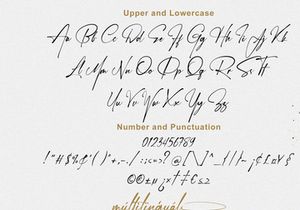 Janelotus - Signature Font