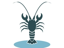 Vintage lobster logo