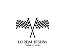 Race flag logo