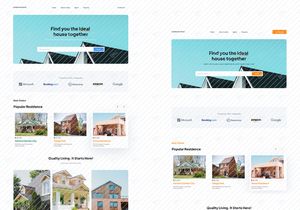 Sewainumah - Kit de Interface de Página de Destino Imobiliária