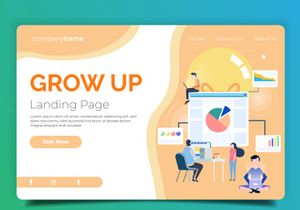 [Vol. 05] Business Website Illustration Templates - Landing Page