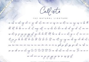 Callista - Signature Font
