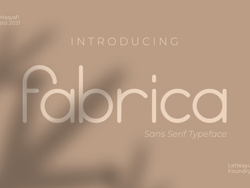 Fabrica - Monoline Sans Serif preview picture