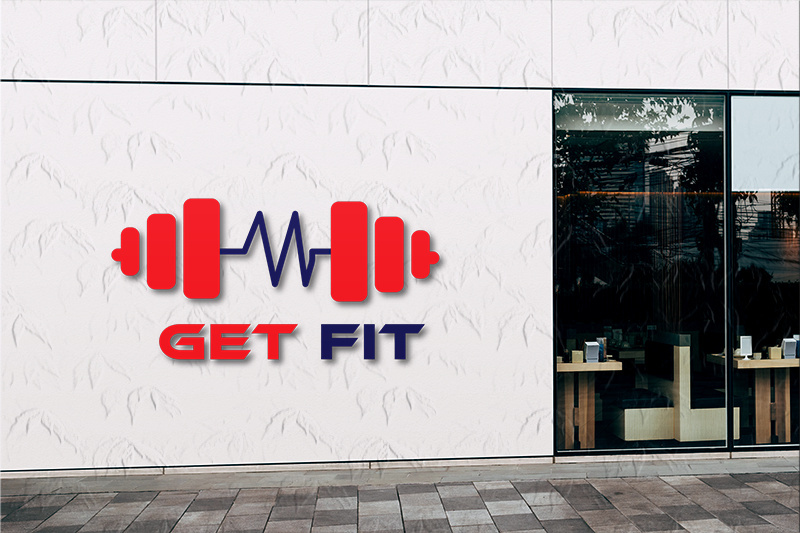 Dynamic Gym Logo Design for Fitness Brands