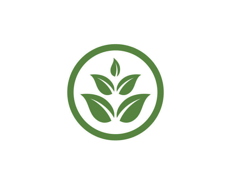 Eco green icon illustration design