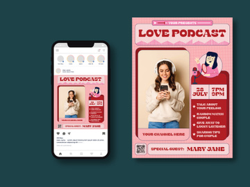 Love Podcast Flyer preview picture