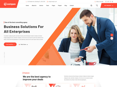 Corporate Business Landing Page