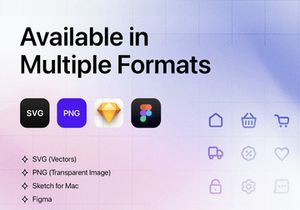 40+ Ecommerce Icon Pack