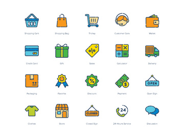 Shopping Icons [AI, EPS, PNG, SVG] preview picture