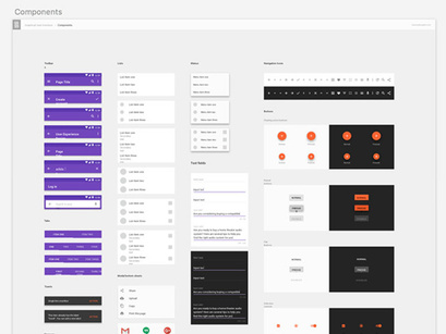 Covalent Material Design Template Sketch freebie - Download free resource  for Sketch - Sketch App Sources