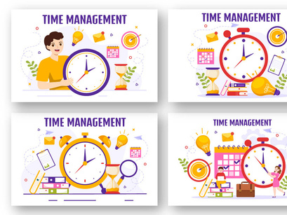 13 Time Management Planning Illustration