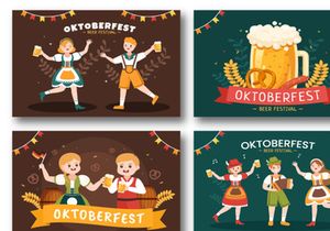15 Oktoberfest Beer Festival Illustration