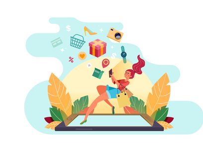 M119_Online Shopping Illustrations