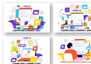 10 World Computer Literacy Day Illustration
