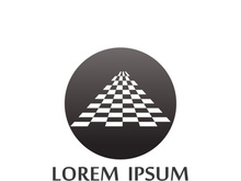 Creative and modern racing flag logo design.