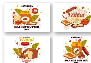 10 National Peanut Butter Day Illustration