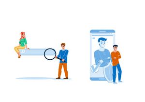 Social media characters