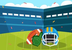 11 American Football Vector Illustration