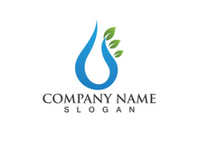 Water drop Logo Template vector