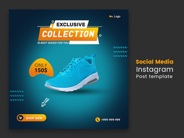 Shoe sale social media instagram post preview picture