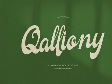 Qalliony | Vintage Script preview picture
