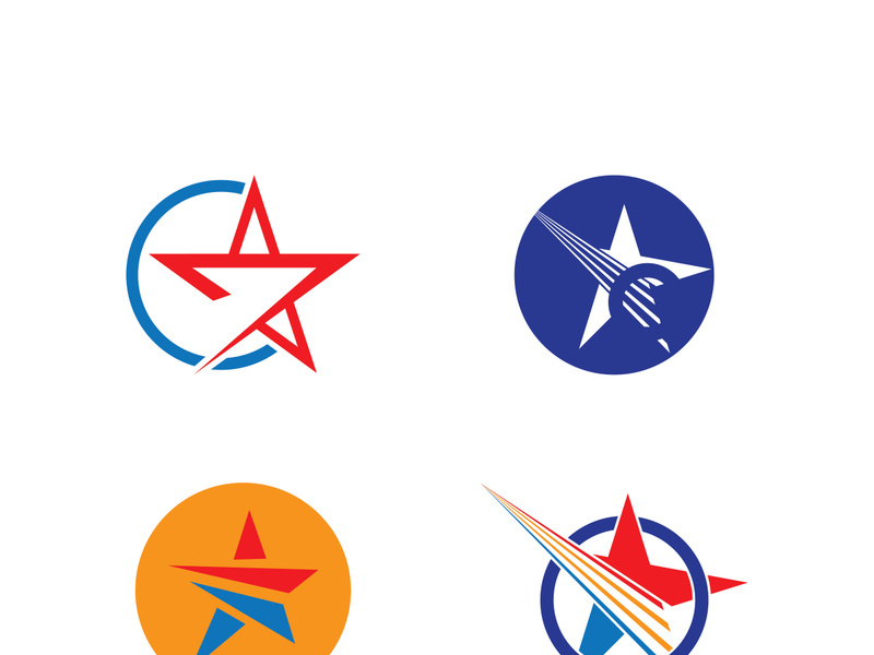 Star vector icon illustration design template