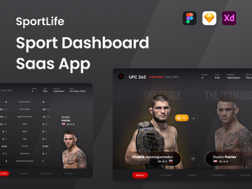SportLife - Sports Dashboard Saas App preview picture
