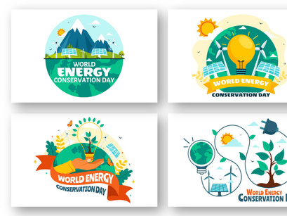 11 World Energy Conservation Day Illustration