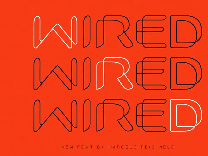 FREE FONT WIRED