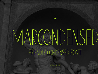 Marcondensed - Friendly Condensed Font