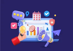 Marketing 3D Illustration Set