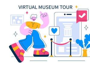 10 Virtual Museum Tour Illustration