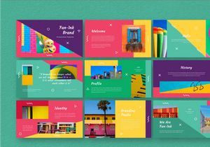Fan-Ink Brand Google Slide Template