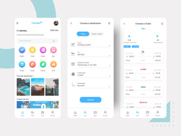 UI Kits Travel App preview picture