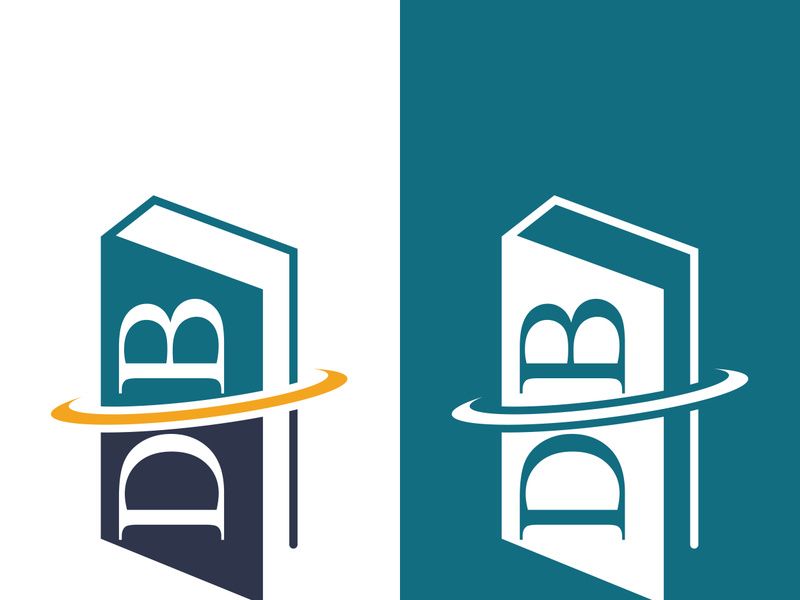 Digital book logo technology vector icon design